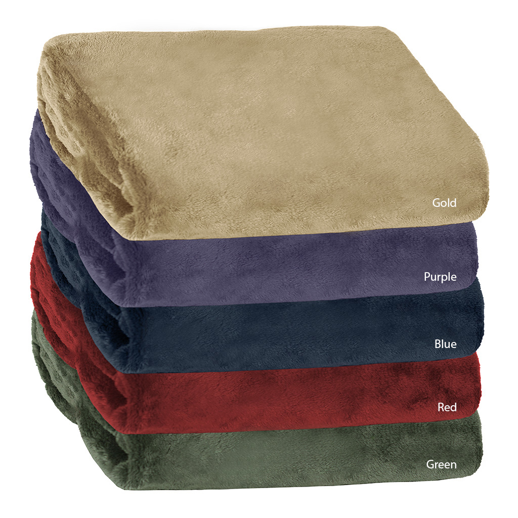 

Premier Comfort - Microtec Throw Microtec Knitted Throw - Purple - 50x70
