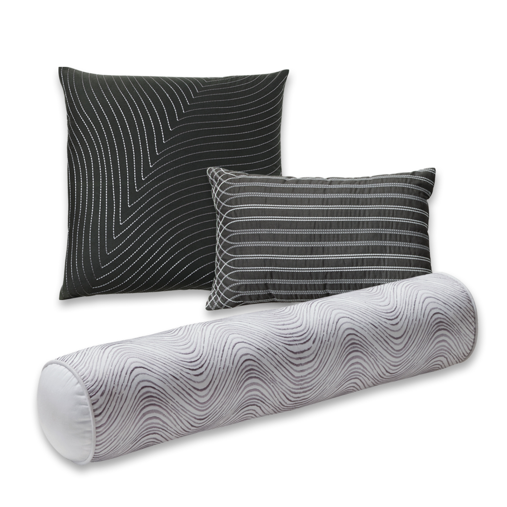 

Tao - Shoreline Decorative Pillow - White - See below