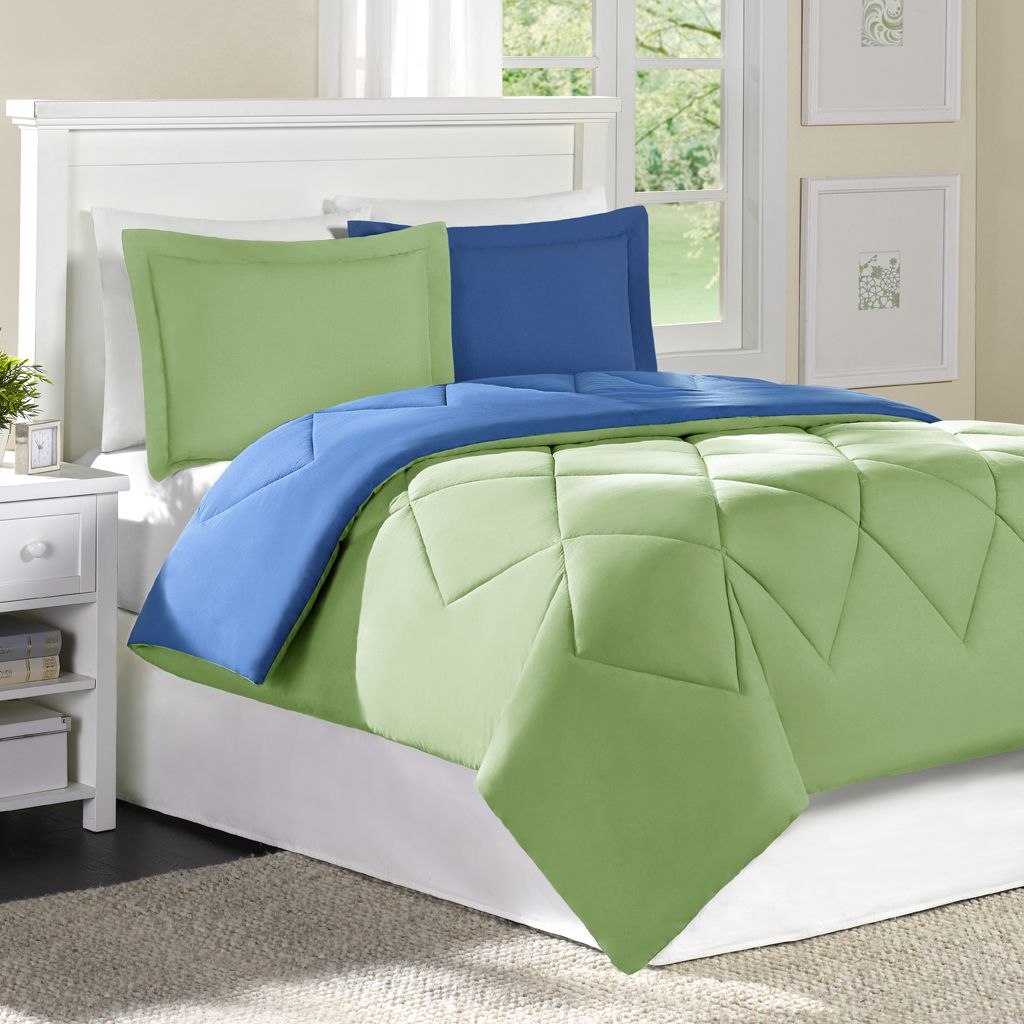 

Main Street - Conrad Mini Comforter Set - Blue - Full/Queen