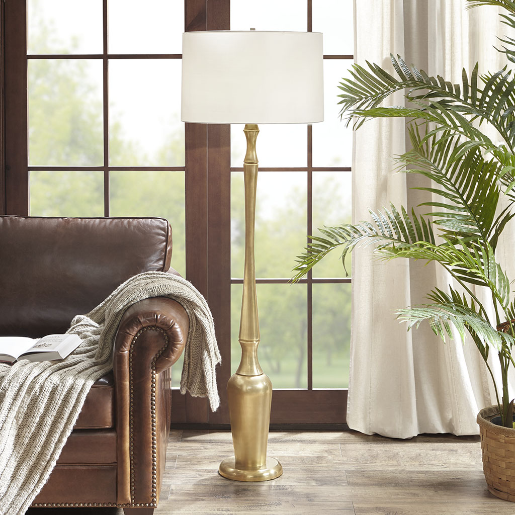

Harbor House - Veronica Floor Lamp - Gold - See below