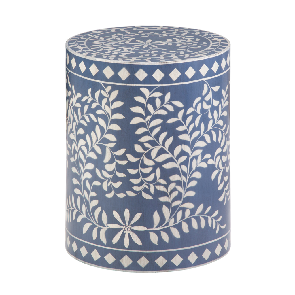 

Madison Park - Mosaic Drum Table - Blue - See below