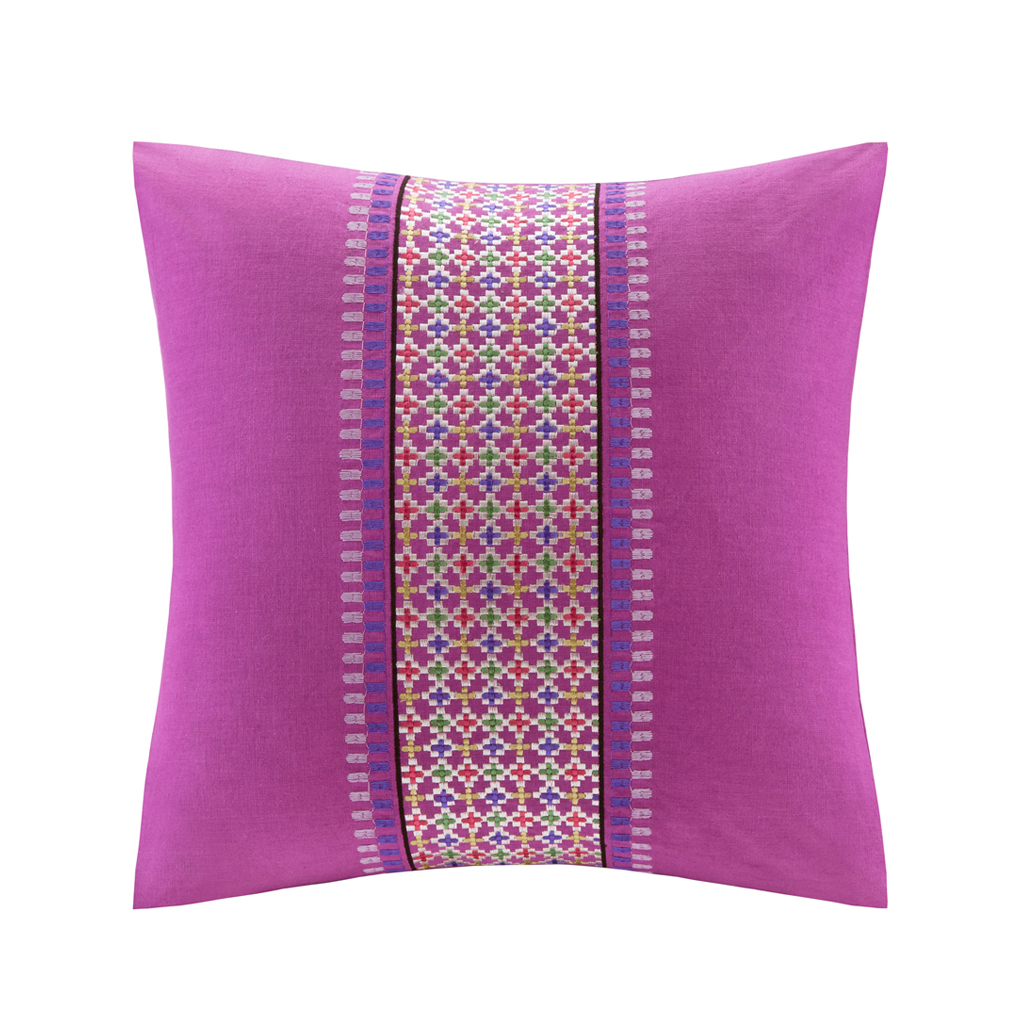 

Echo Design - Vineyard Paisley Square Pillow - Pink - 18x18
