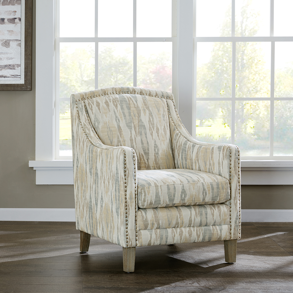 

Madison Park - Tessa Nailhead Club Chair - Multi - See below