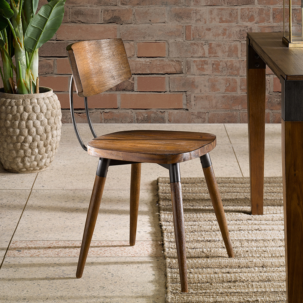 

INK+IVY - Frazier Dining Chair(Set of 2) - Brown - See below