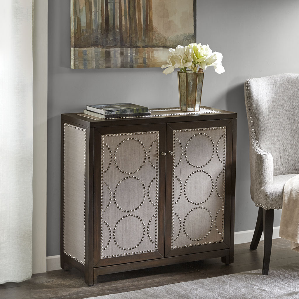 

Madison Park - Allegro 2 Door Cabinet - Chocolate - See below