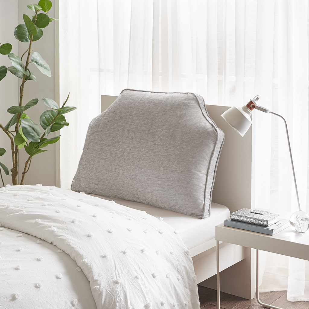 

Intelligent Design - Luxe Chenille Headboard Pillow - Grey - 34"W x 26"H x 2"D