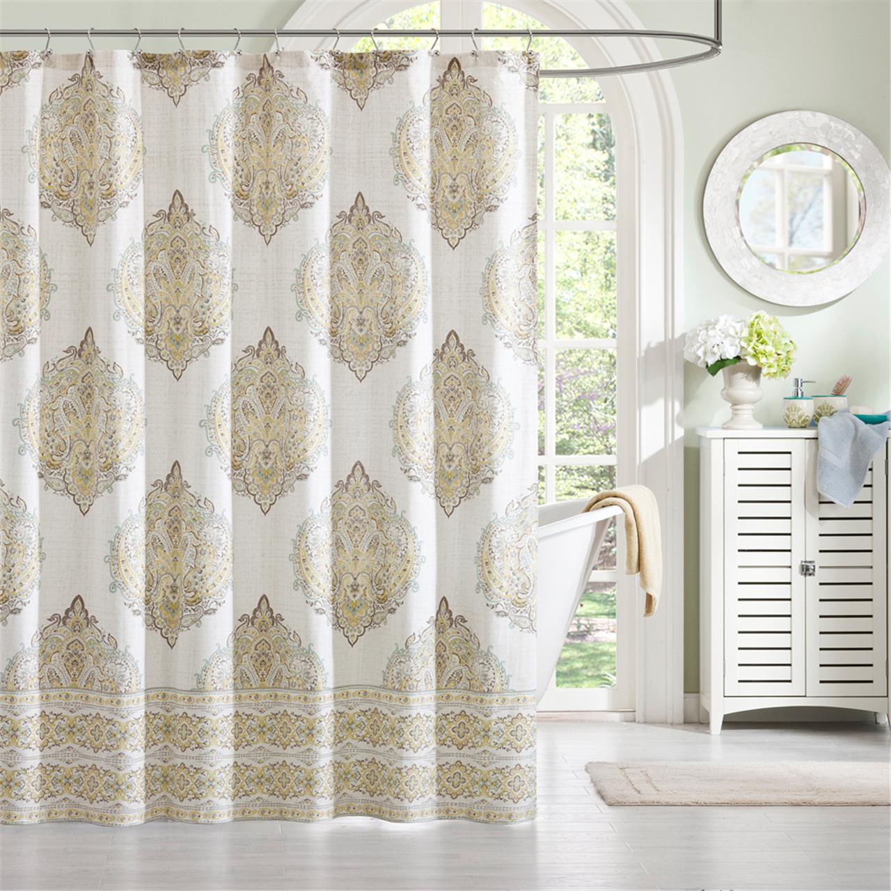 

Harbor House - Miramar Shower Curtain - Yellow - 72x72