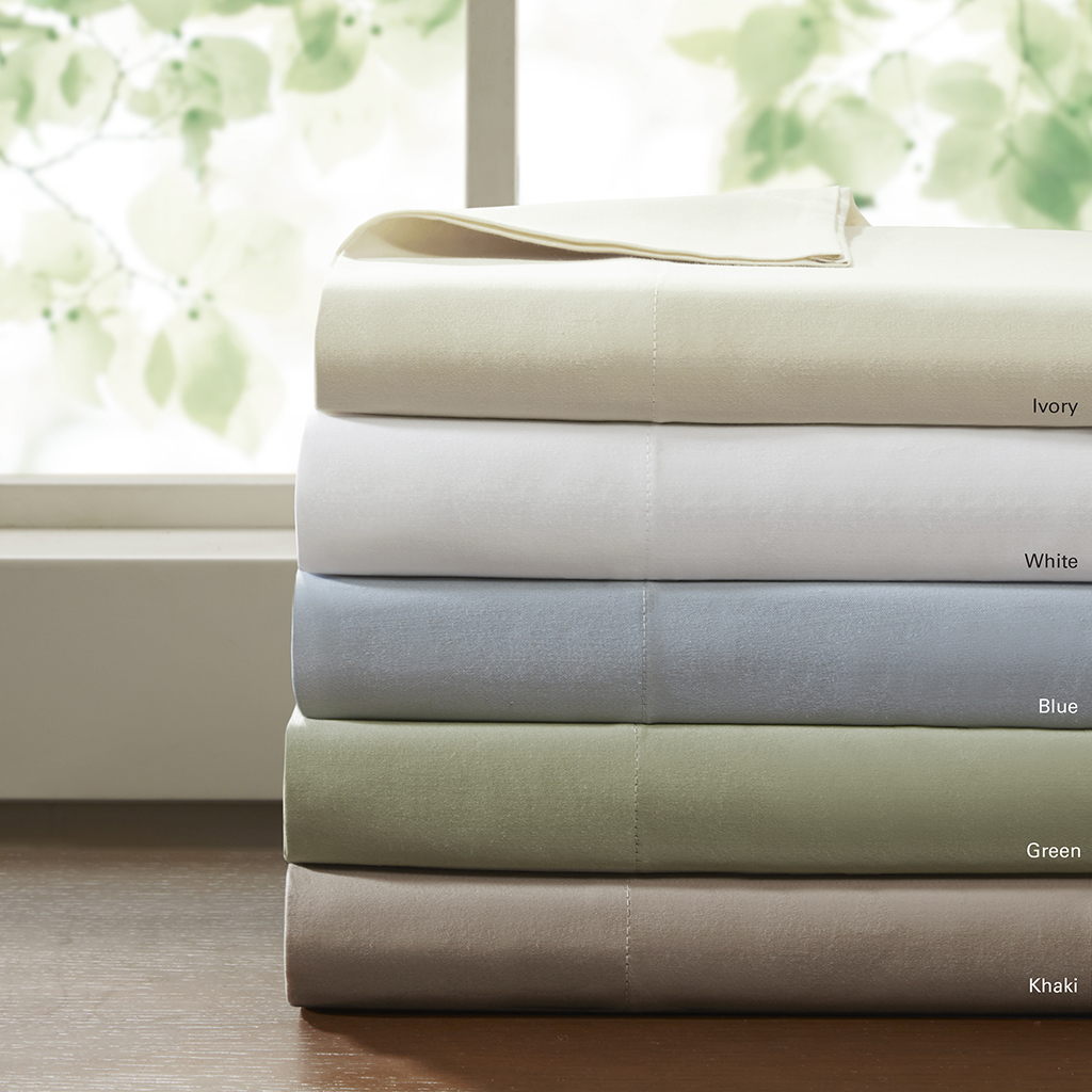 

Sleep Philosophy - 300TC wrinkle Resistant Sheet Set - Green - Queen