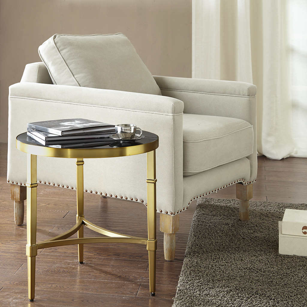 

Madison Park - Echo End Table - Gold - See below