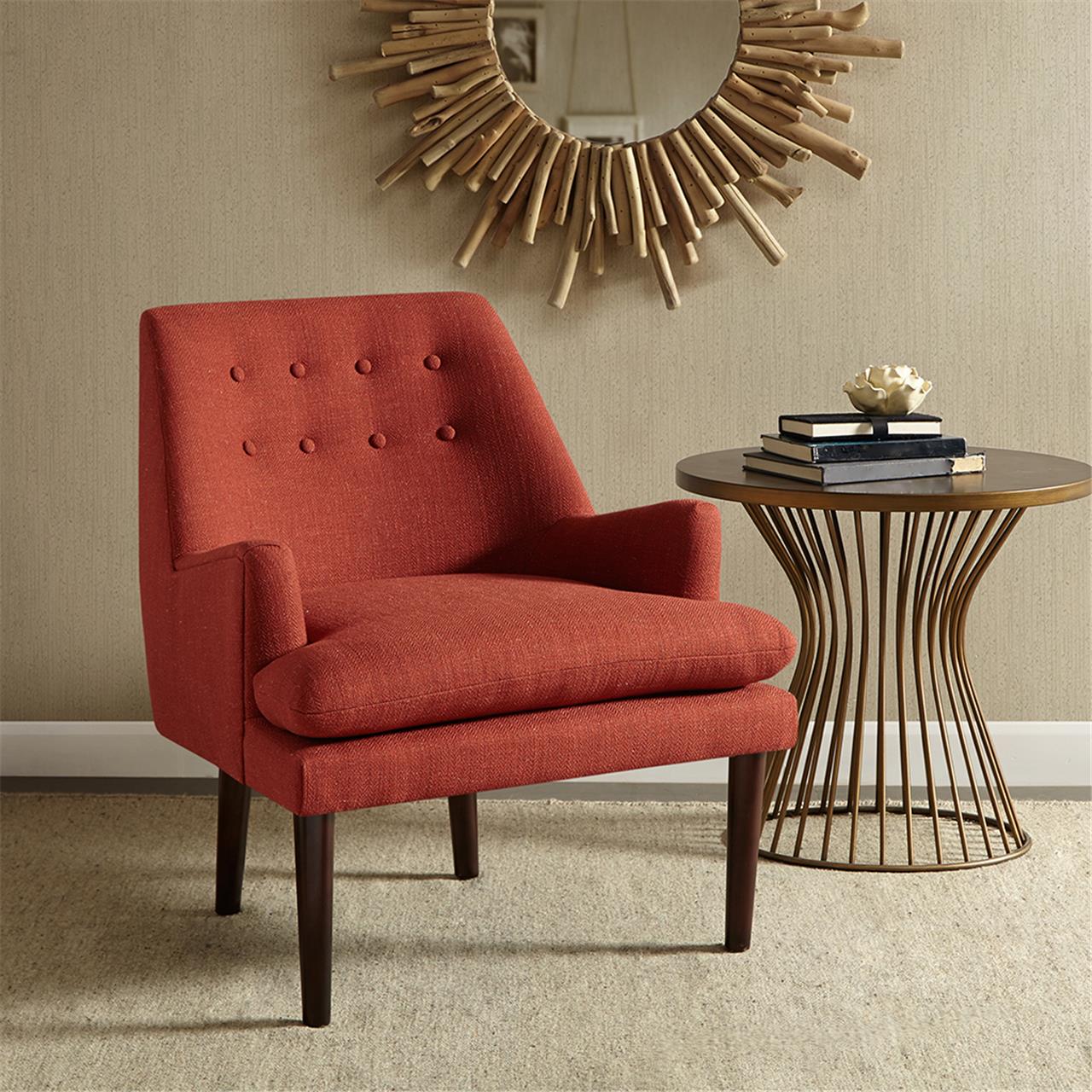 

Madison Park - Taylor Mid-Century Accent Chair - Spice - See below