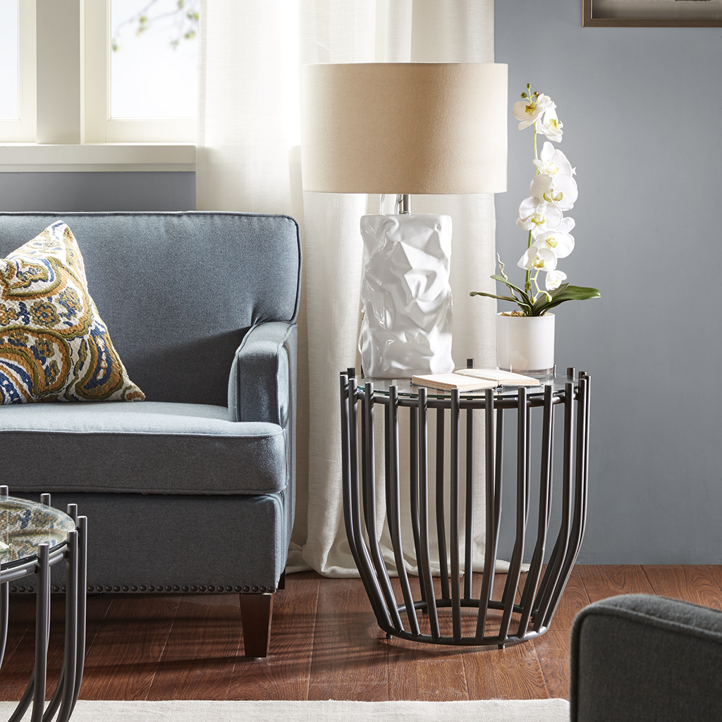 

Madison Park - Jaxton End Table - Graphite - See below