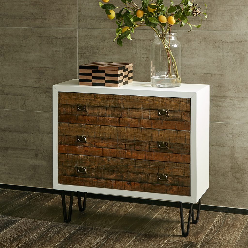 

Madison Park - Quinn 3 Drawer Chest - Chestnut - See below