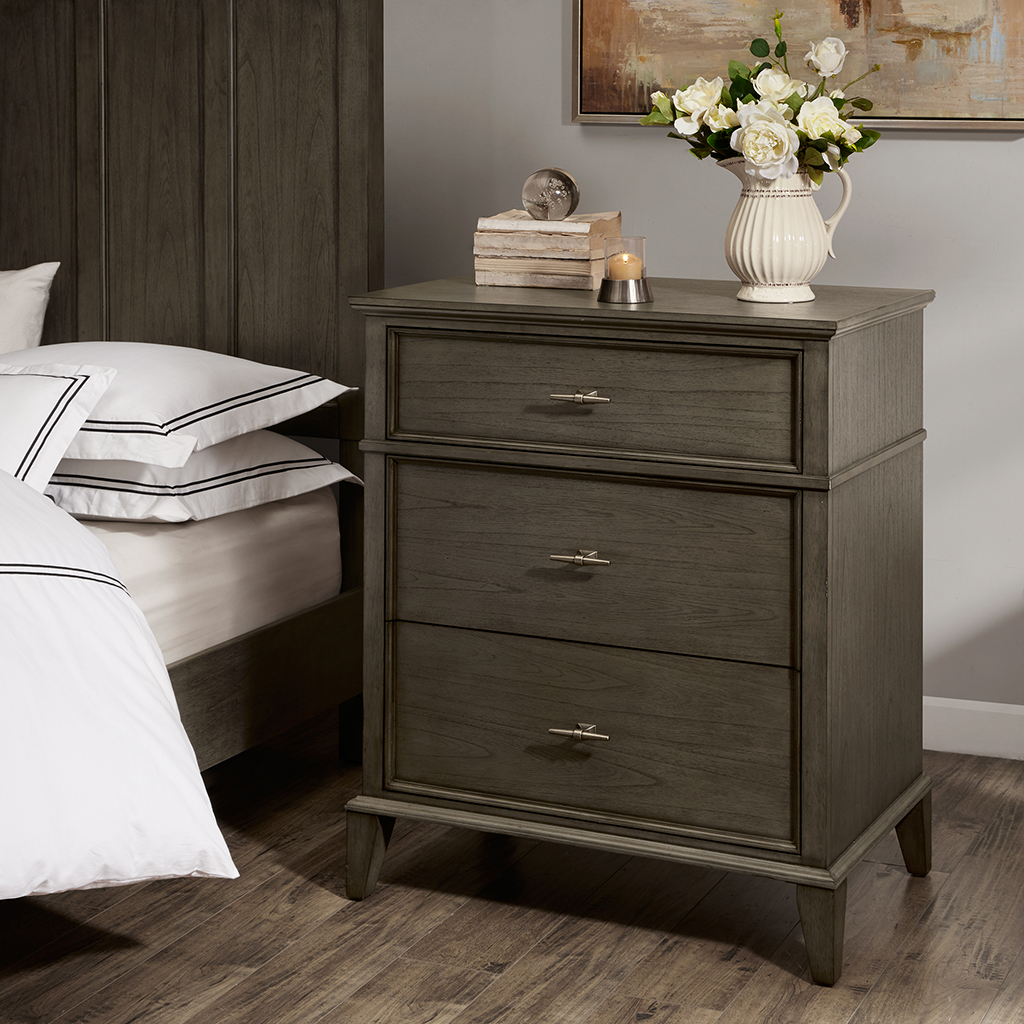 

Madison Park Signature - Yardley Bachelor Chest - Reclaimed Grey - See below