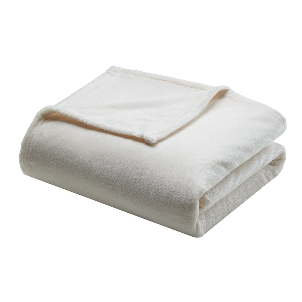 

Madison Park - Microlight Blanket - Ivory - Twin