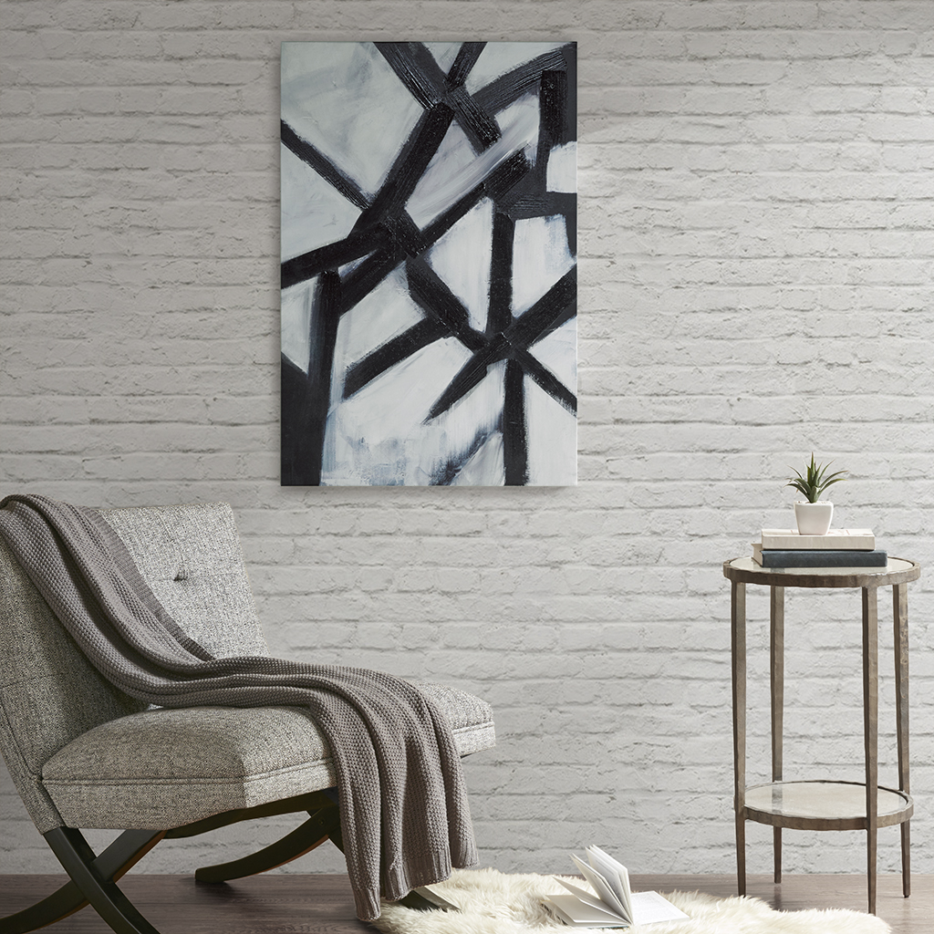 

INK+IVY - Intensity Hand Embellished Canvas - Black - See below