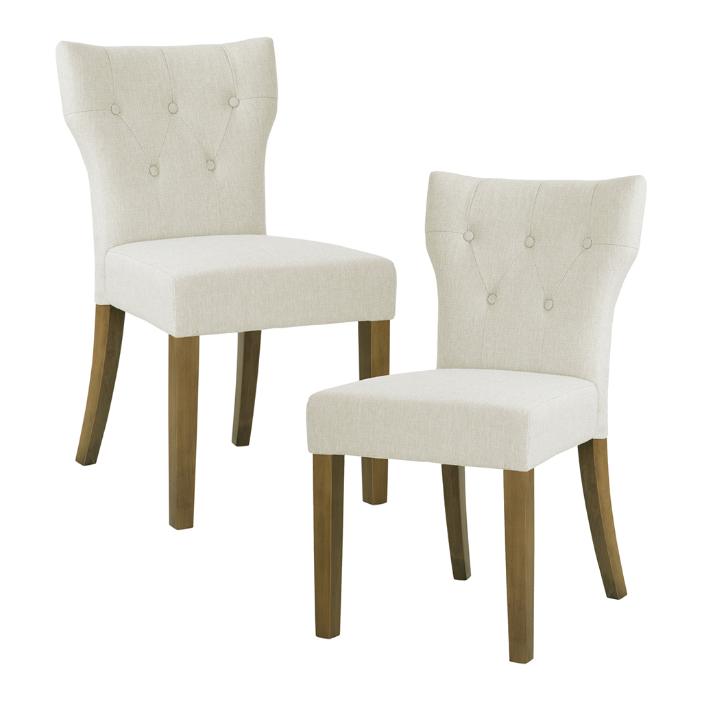 

Madison Park - Avila Tufted Back Dining Chair (Set of 2) - Cream - See below