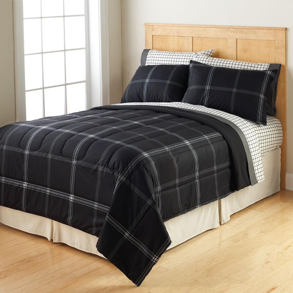 

Comfort Classics - MS Cozy Comforter Mini Set Comforter Mini Set - Black - Twin