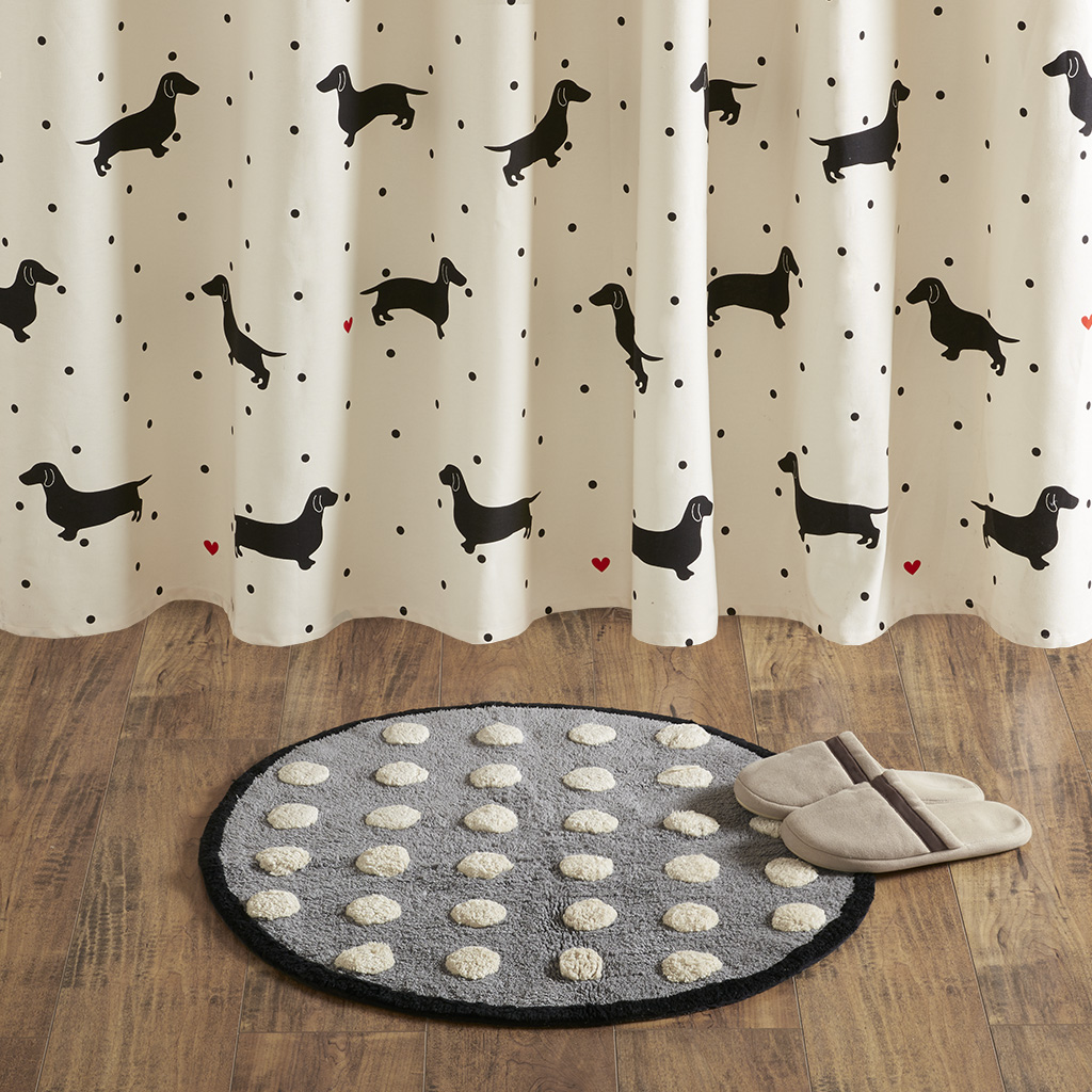 

HipStyle - Mika Cotton Tufted Rug - Grey - 26"R