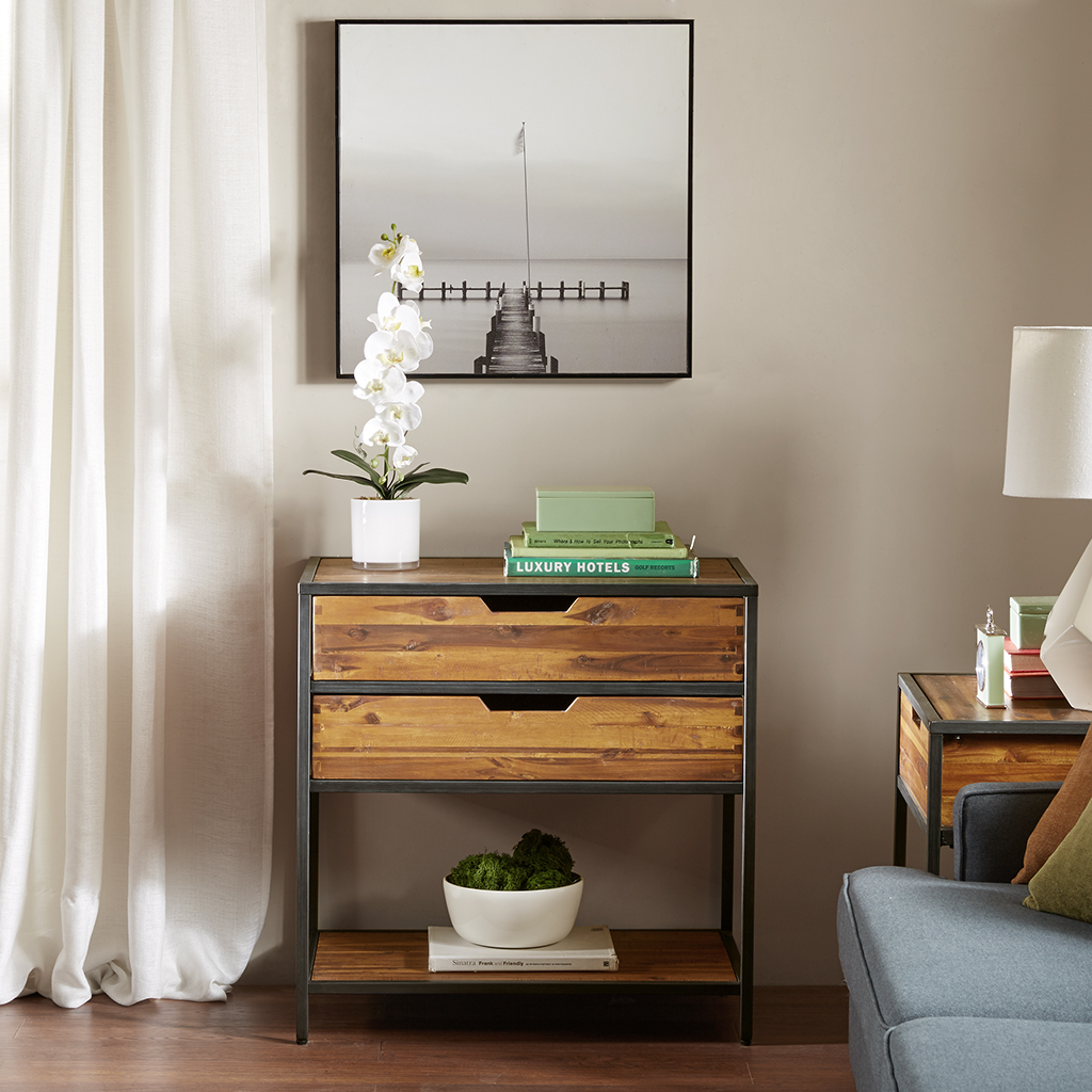 

Madison Park - Hudson Accent Chest - Natural/Graphite - See below