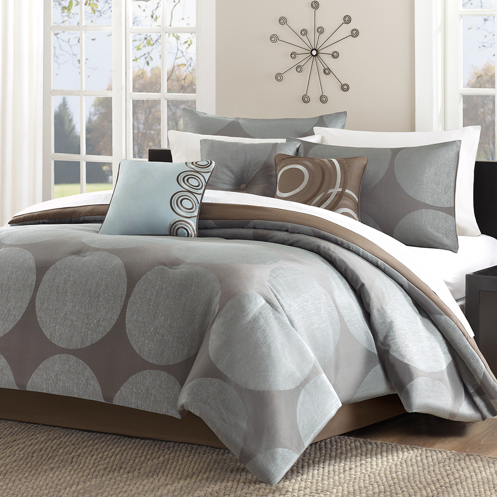 

Madison Park - Alto 7 Piece Comforter Set - Multi - Queen