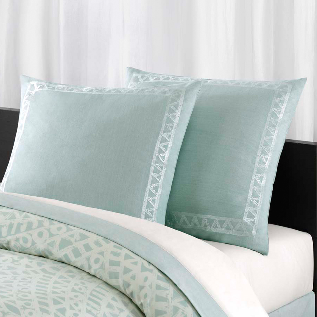 

Echo Design - Mykonos Euro Sham - Blue - Euro Sham