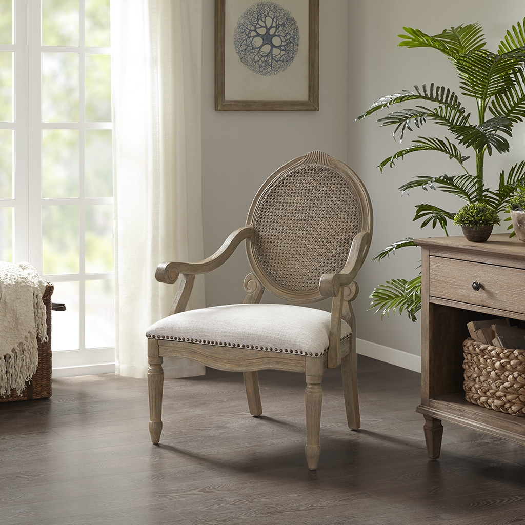 

Madison Park - Brentwood Cane Chair - Beige - See below