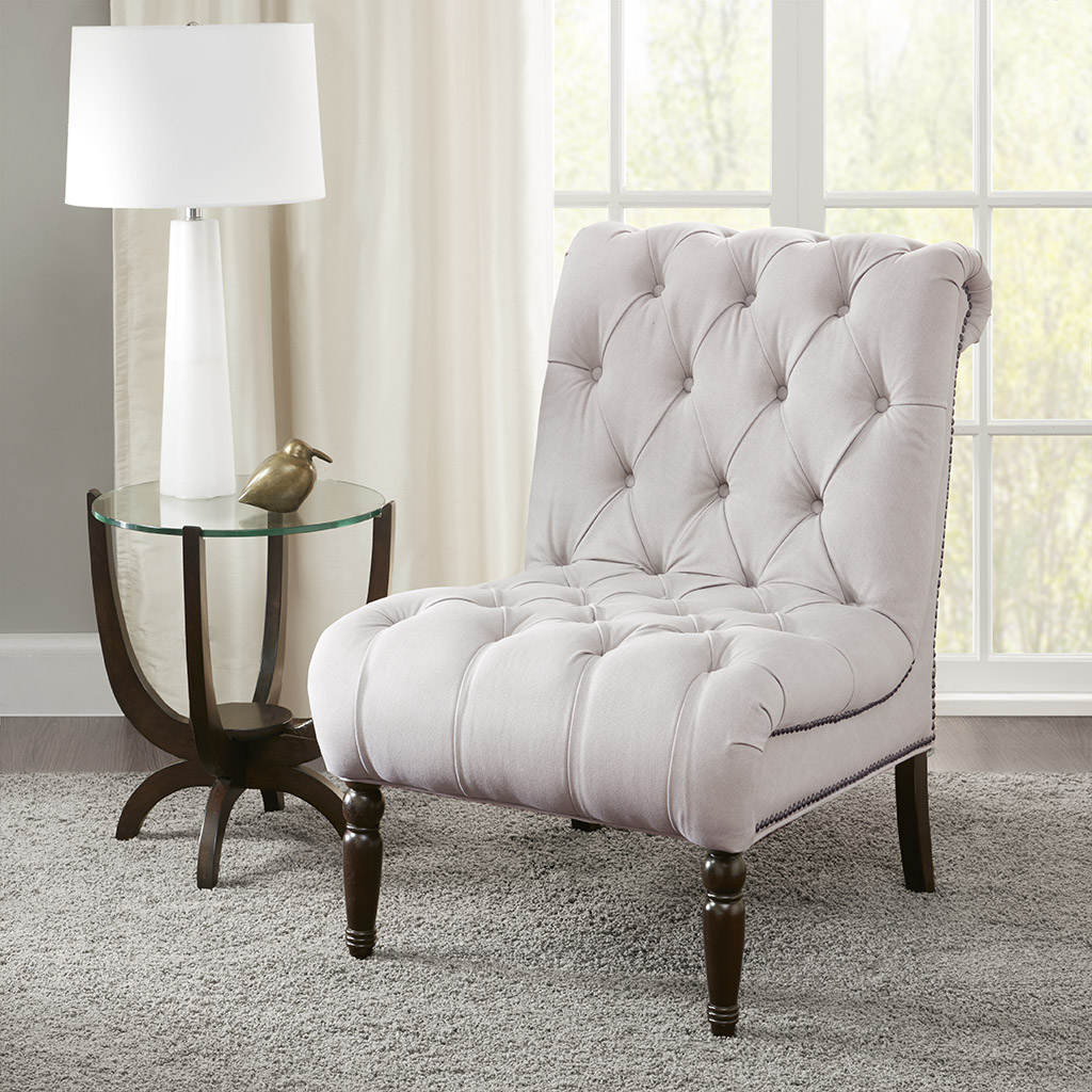 

Madison Park Signature - Vanira Accent Chair - Linen - See below