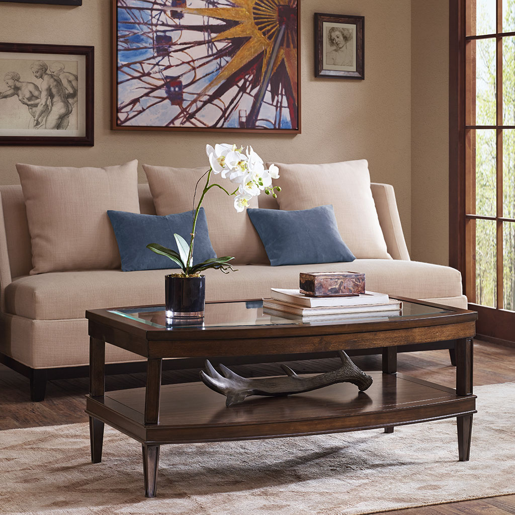 

Madison Park Signature - Dunkin Coffee Table - Morocco Brown - See below