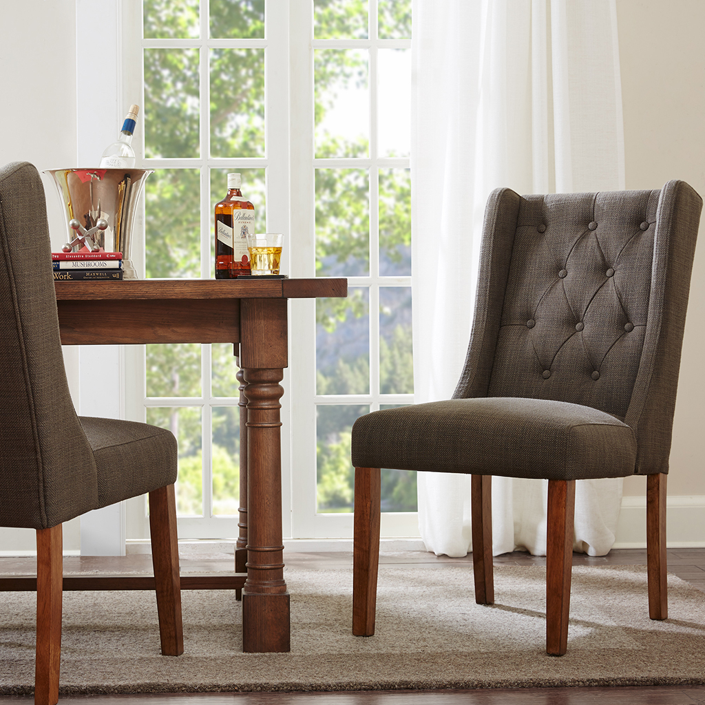 

Madison Park - Cleo Dining Chair (Set of 2) - Grey - See below