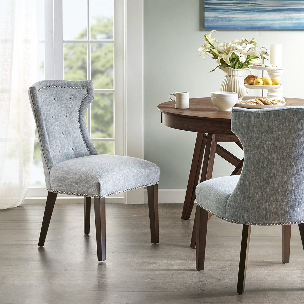 

Madison Park - Kellen Dining Chair Set of 2 - Light Blue - See below