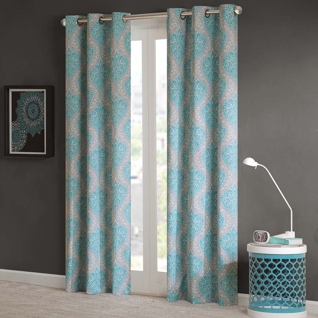 

Intelligent Design - Senna Window Panel Pair - Aqua - 63" Panel