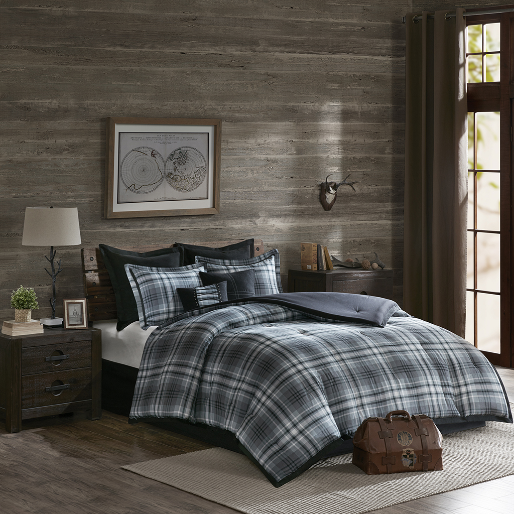 

Woolrich - Bernard Comforter Set - Grey - Twin