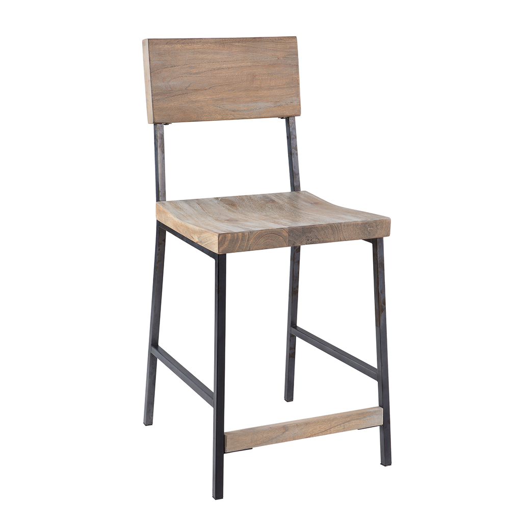 

INK+IVY - Tacoma 24" Counter stool - Grey - See below