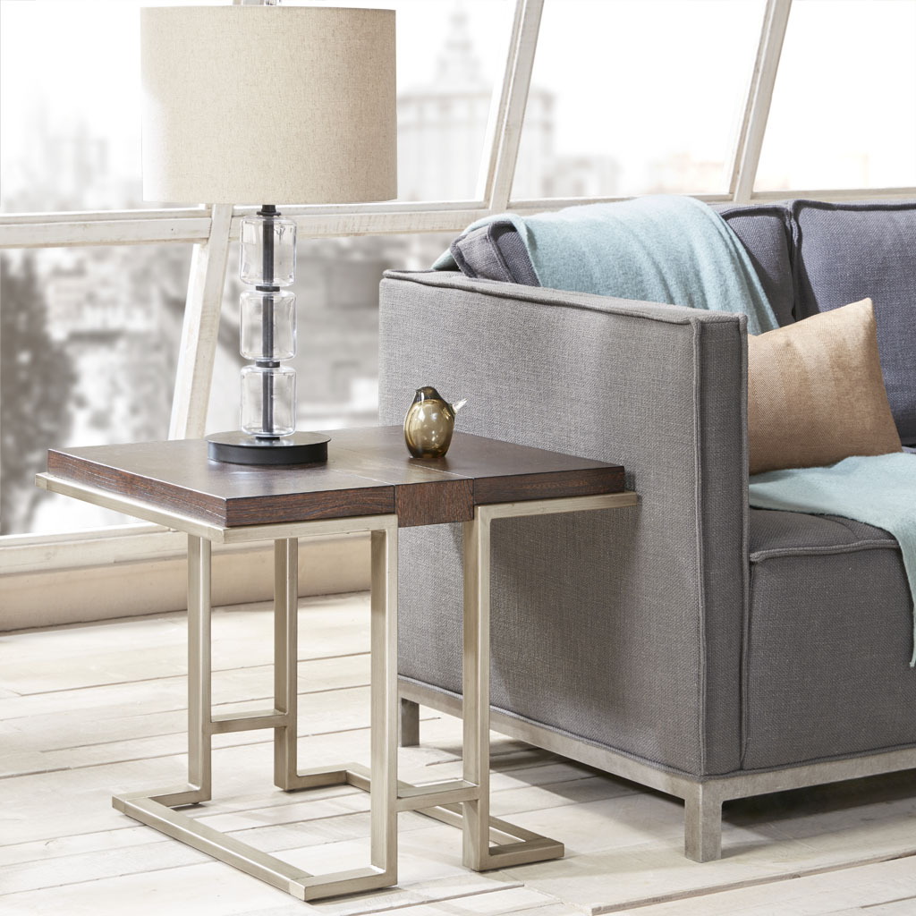 

INK+IVY - Stature End Table - Brown - See below