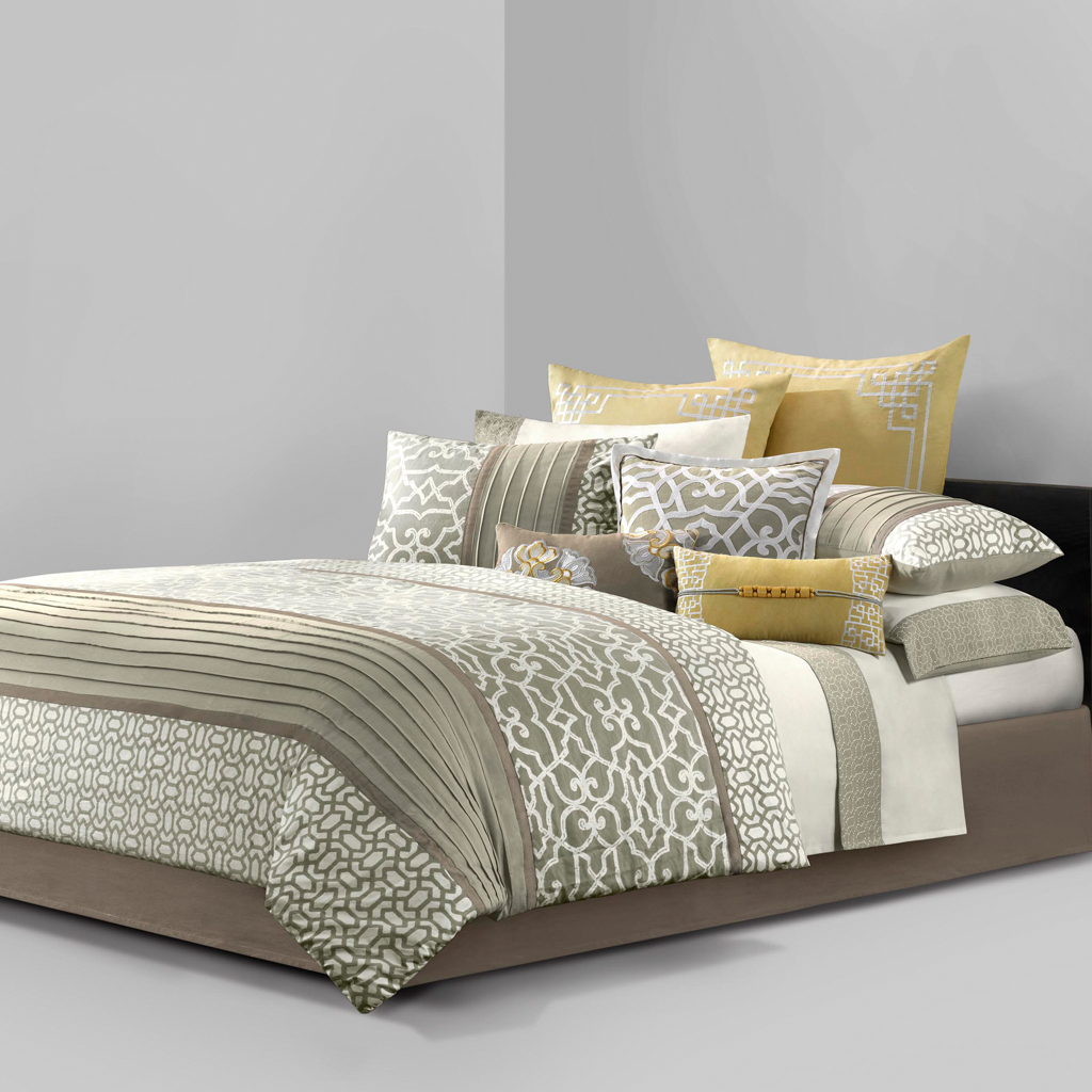 

N Natori - Fretwork Comforter Set - Multi - Queen