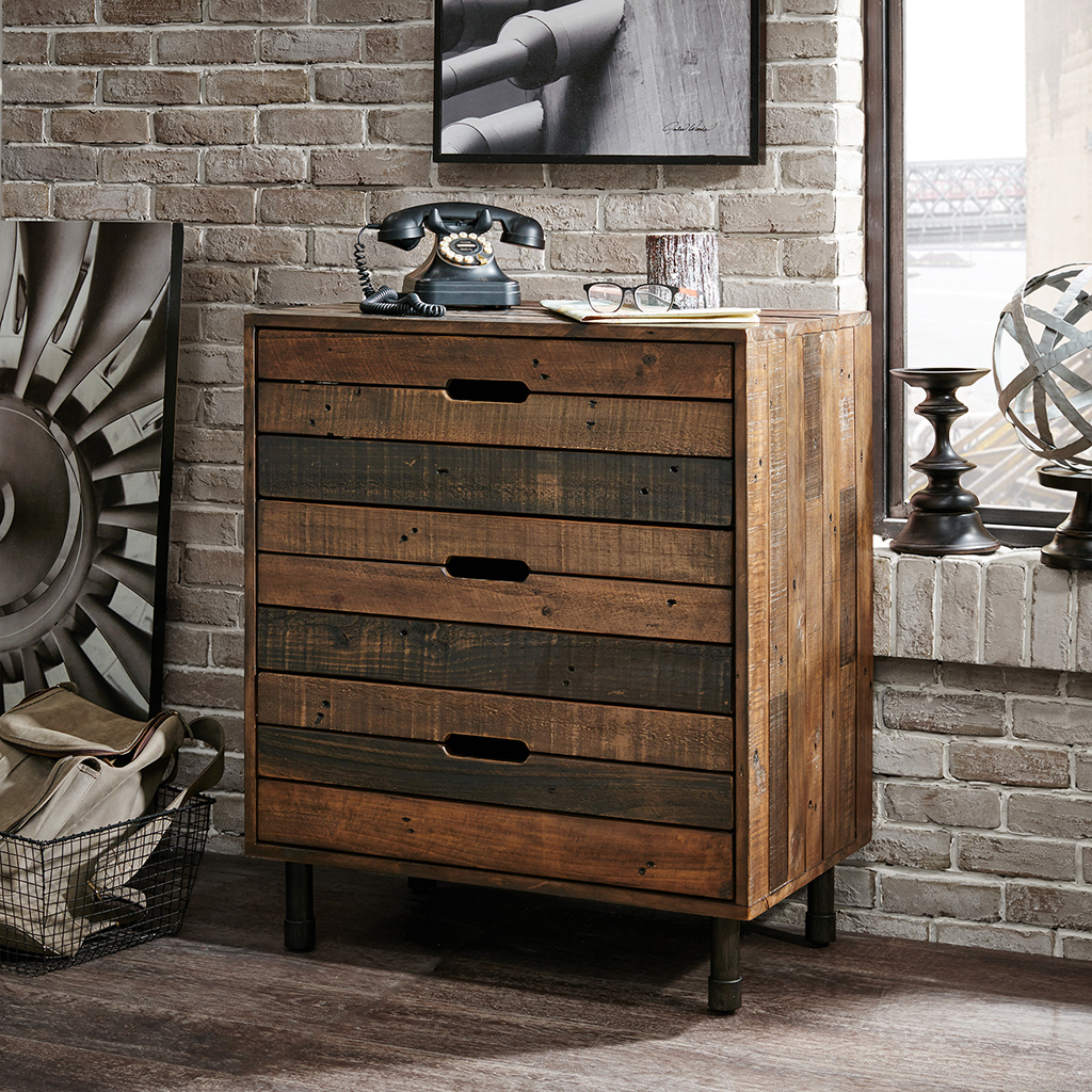 

INK+IVY - Renu Dresser - Light Brown Multi - See below