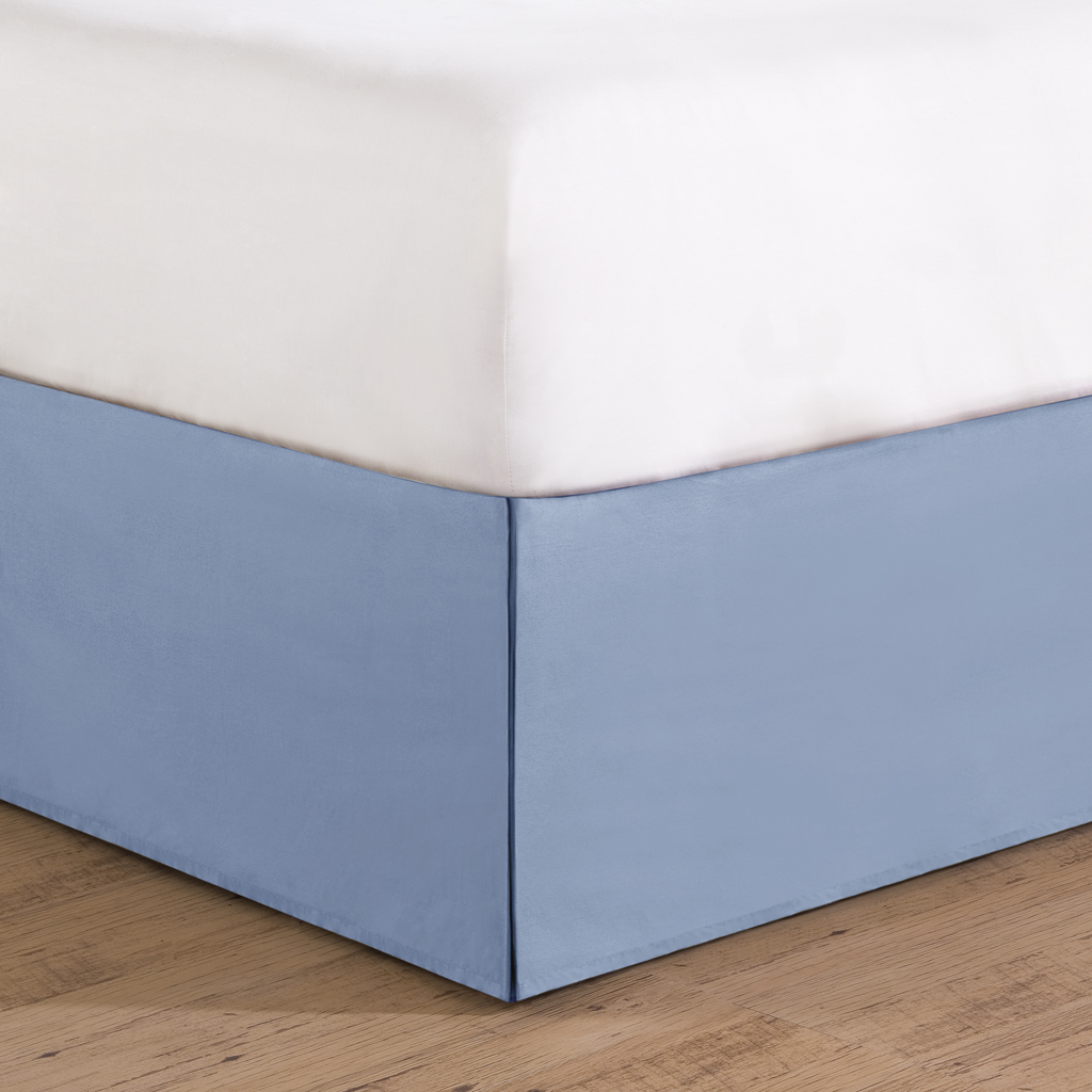 

Main Street - NAH Bedskirt 350tc Sateen Bed Skirt - Blue - Queen