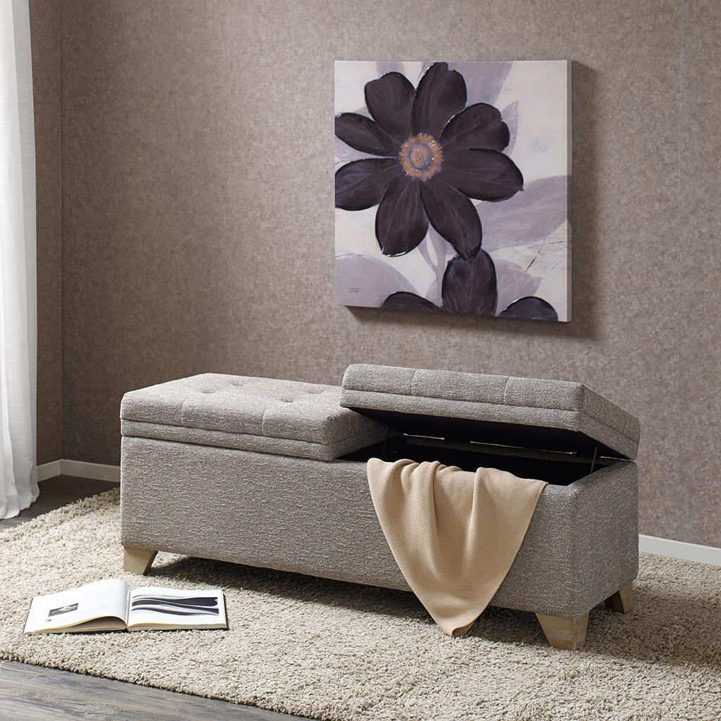 

Madison Park - Ashcroft Storage Bench - Grey Multi - See below