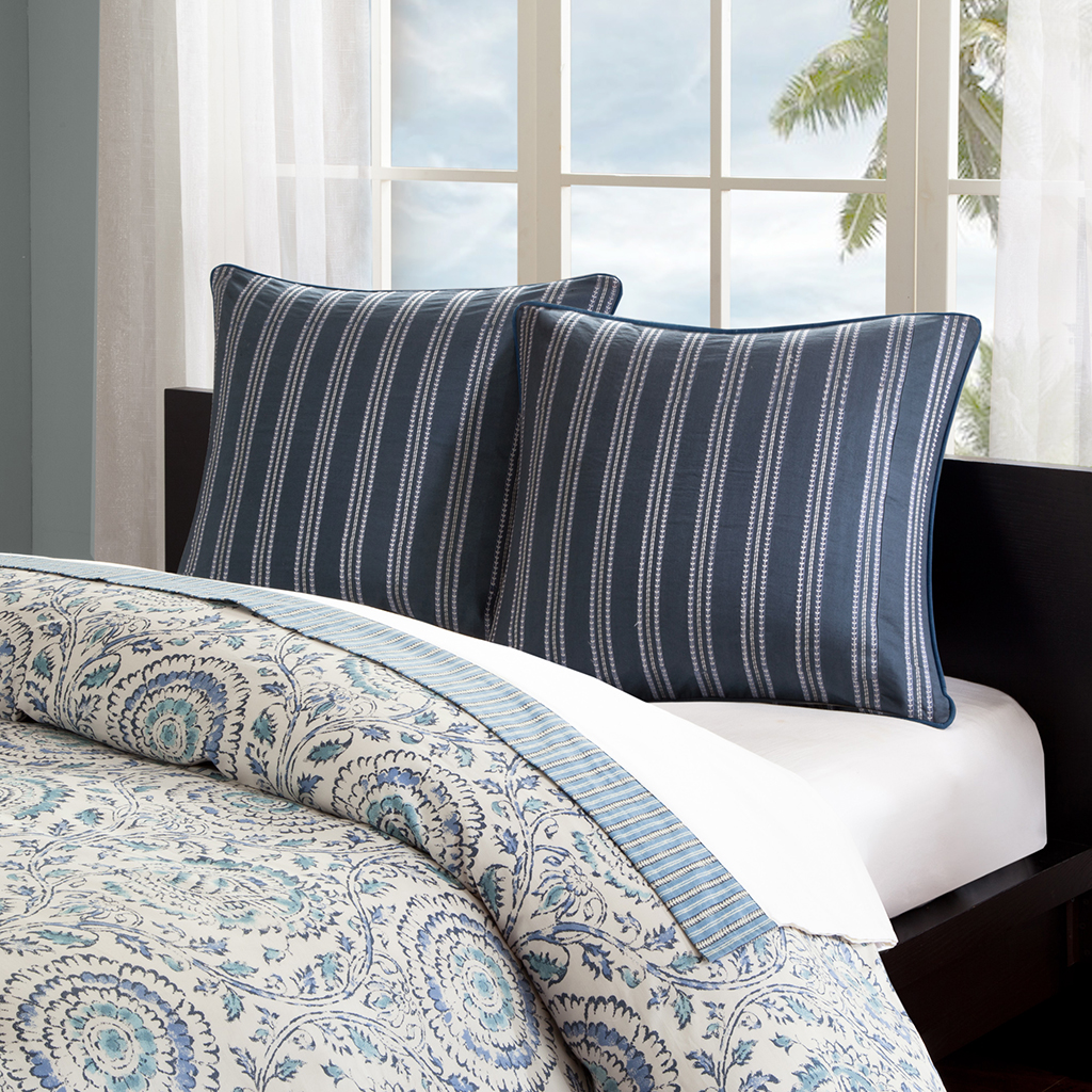 

Echo Design - Kamala Euro Sham - Blue - Euro Sham