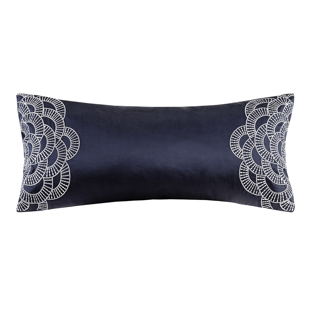

Natori - Origami Mum Oblong Pillow - Indigo - 10x22