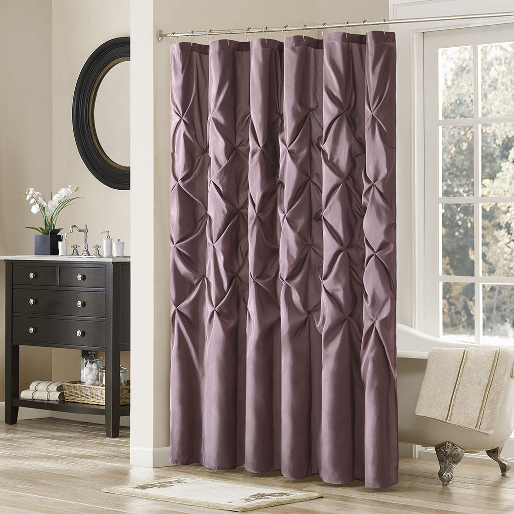 

Madison Park - Laurel Shower Curtain - Plum - 72x72