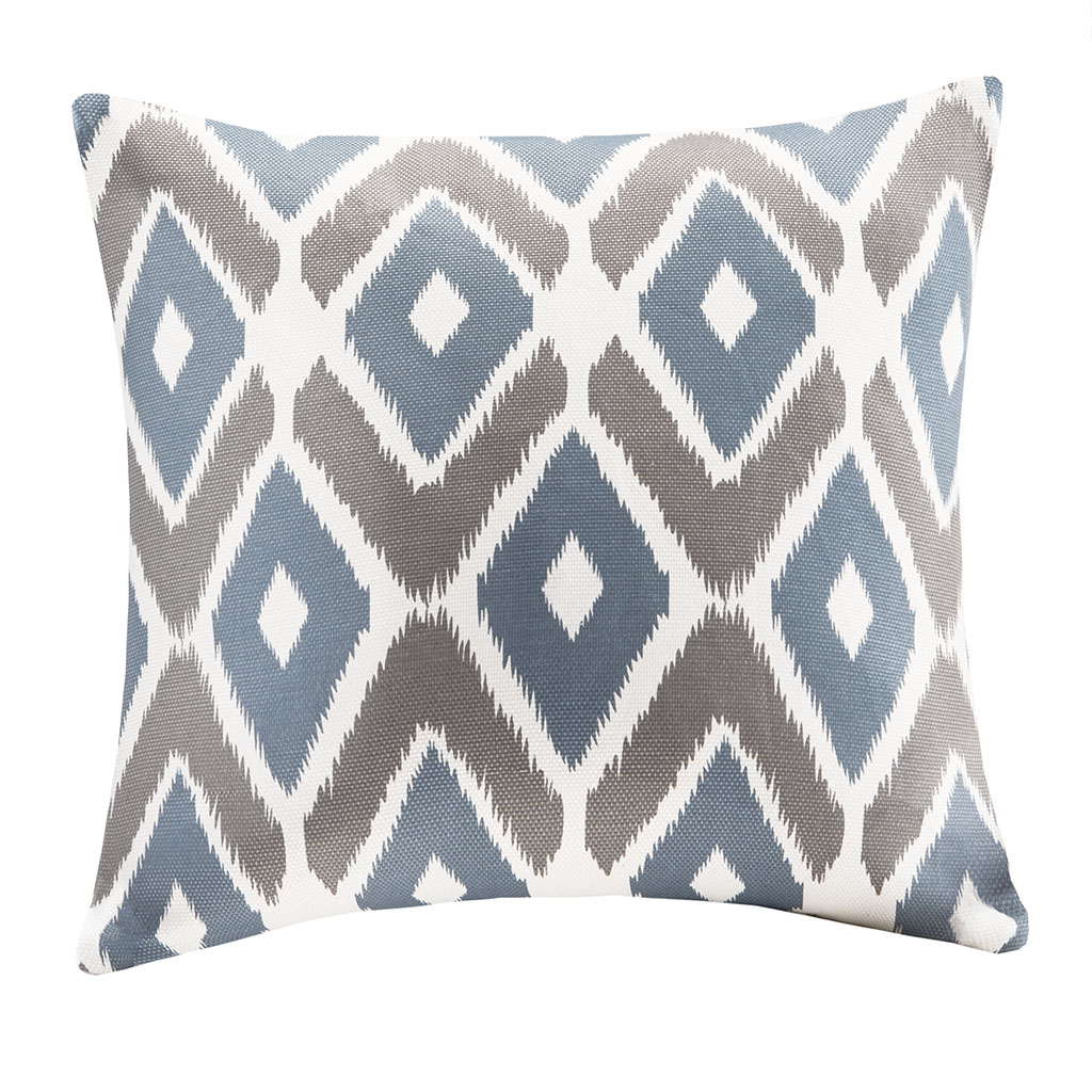 

Madison Park - Ashlin Diamond Printed Square Pillow - Navy - 20x20