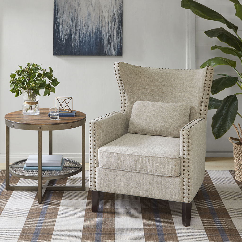 

INK+IVY - Elm Accent Chair - Tan - See below