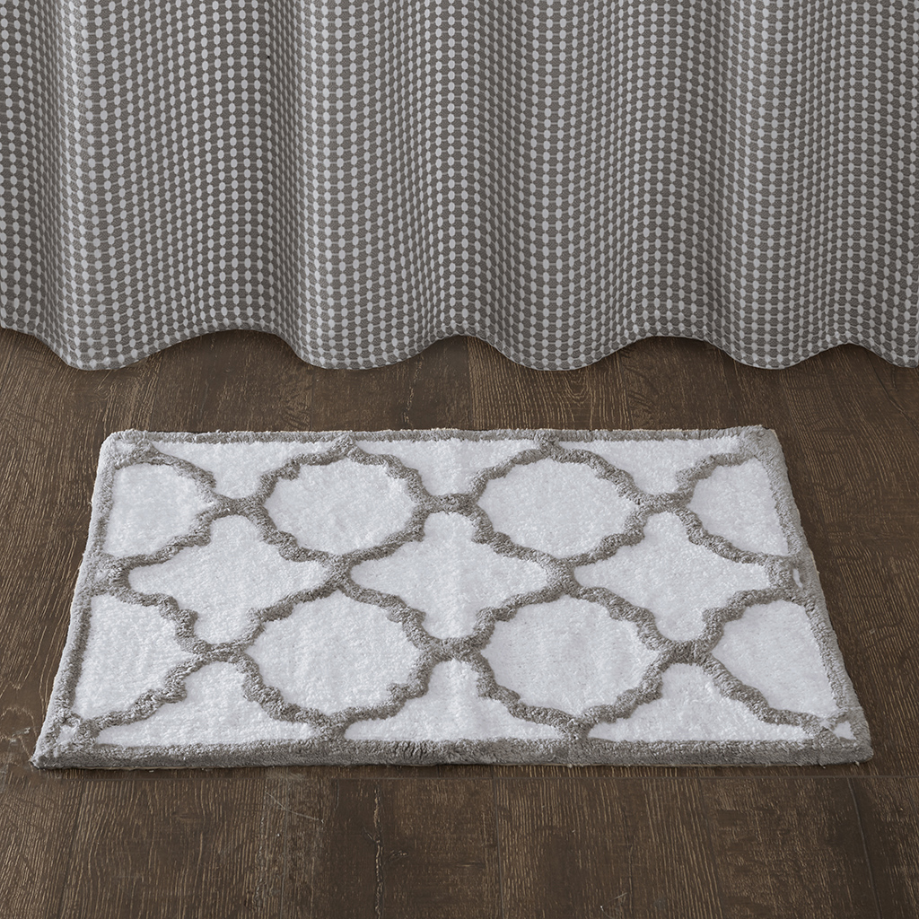 

Madison Park - Dustin Cotton Tufted Rug - Grey - 20x30