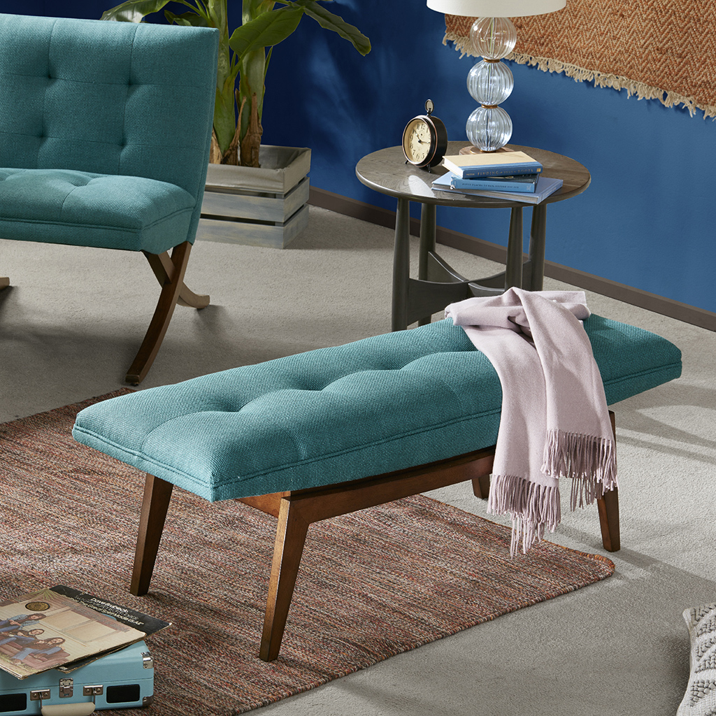 

INK+IVY - Wynn Bench - Teal/Pecan - See below