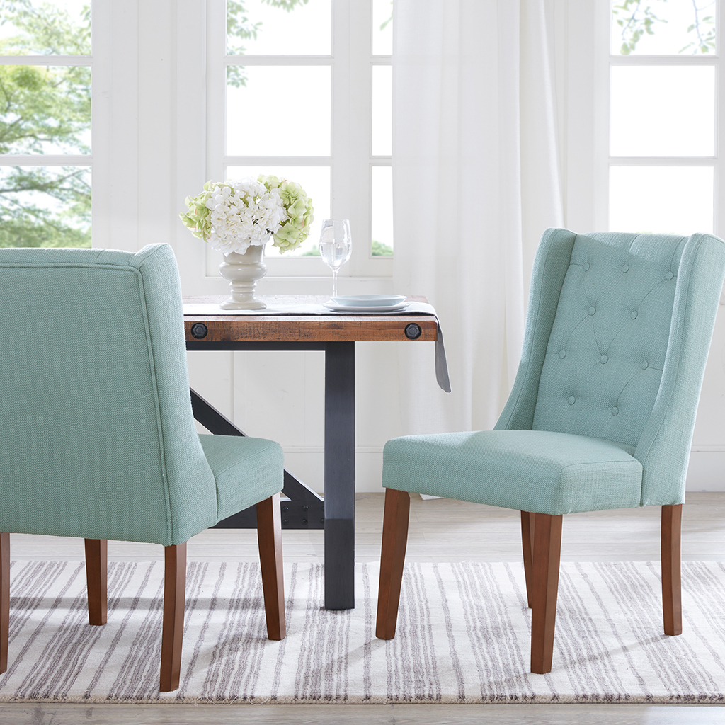 

Madison Park - Cleo Dining Chair (Set of 2) - Blue - See below