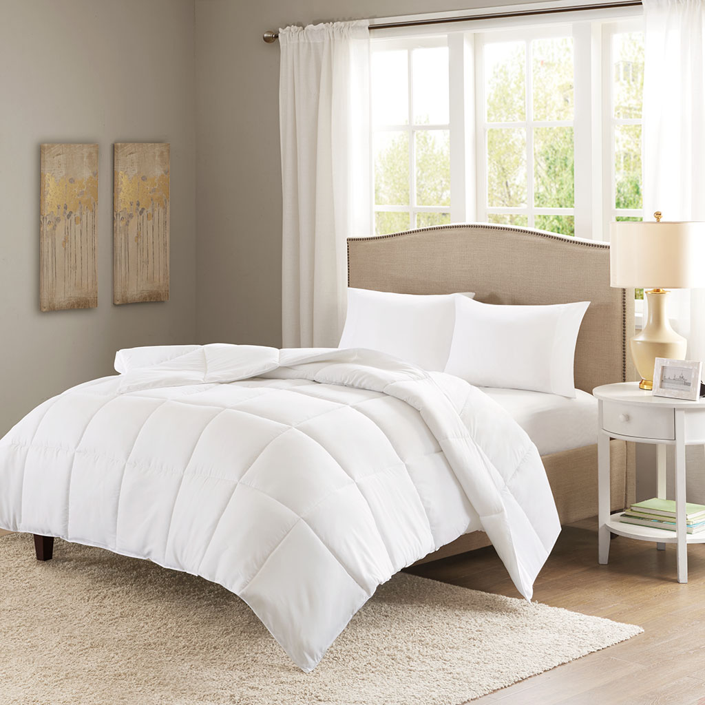 

Sleep Philosophy - Copper Infused Micro Fiber Down Alternative Comforter - White - Full/Queen