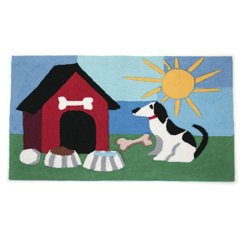 

Soft Touch - Hooked Pet Rug Hooked Pet Rug - Blue - See below