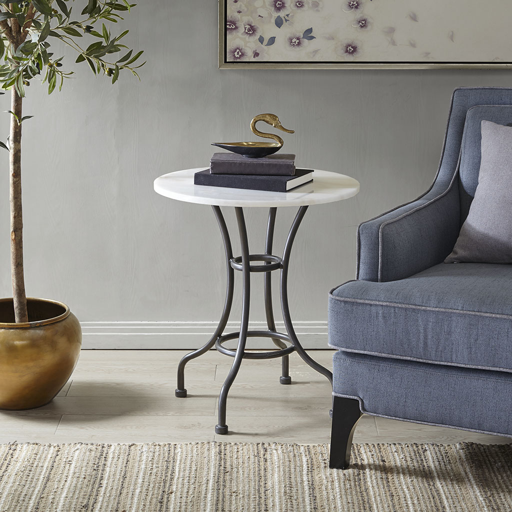 

Madison Park Signature - Arley Accent Table - White - See below
