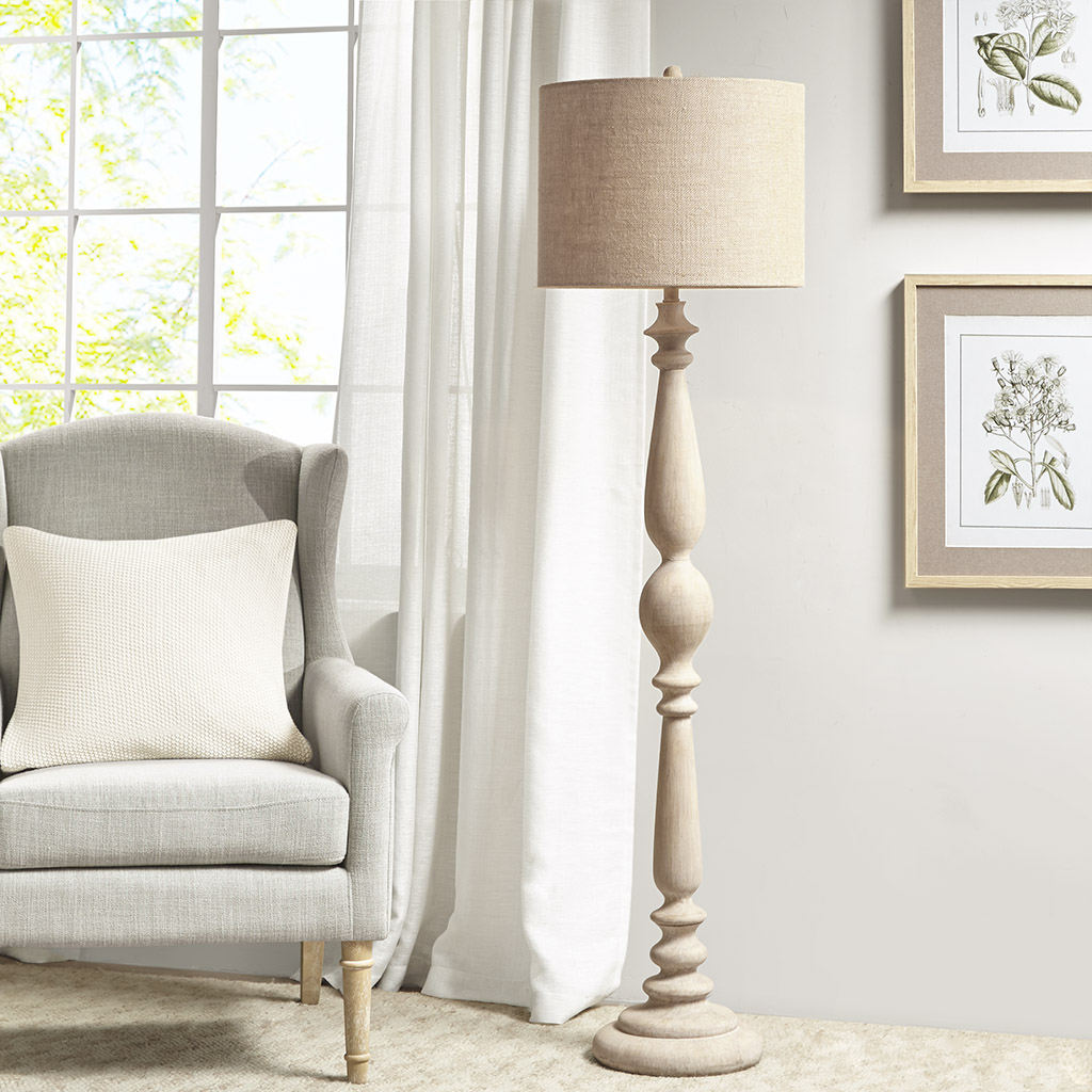 

Martha Stewart - Carra Floor Lamp - Natural - See below